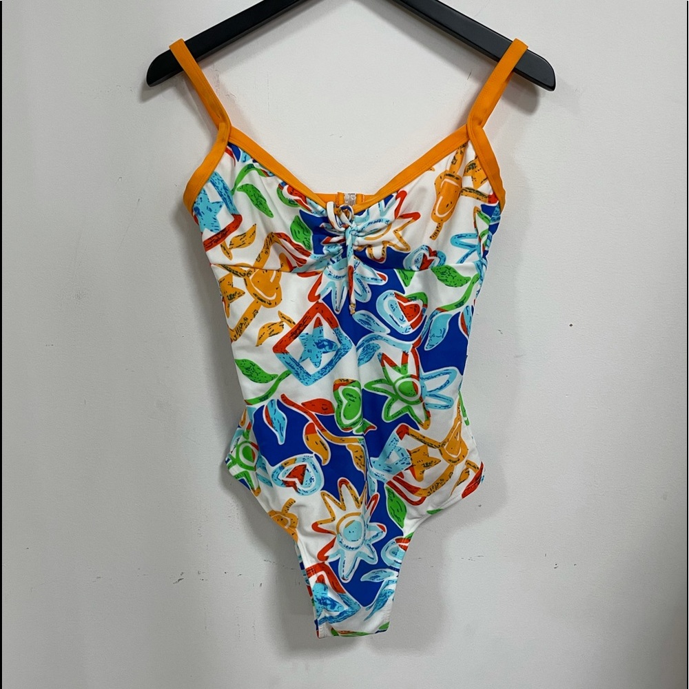 Vintage Retro One Piece Swimsuit